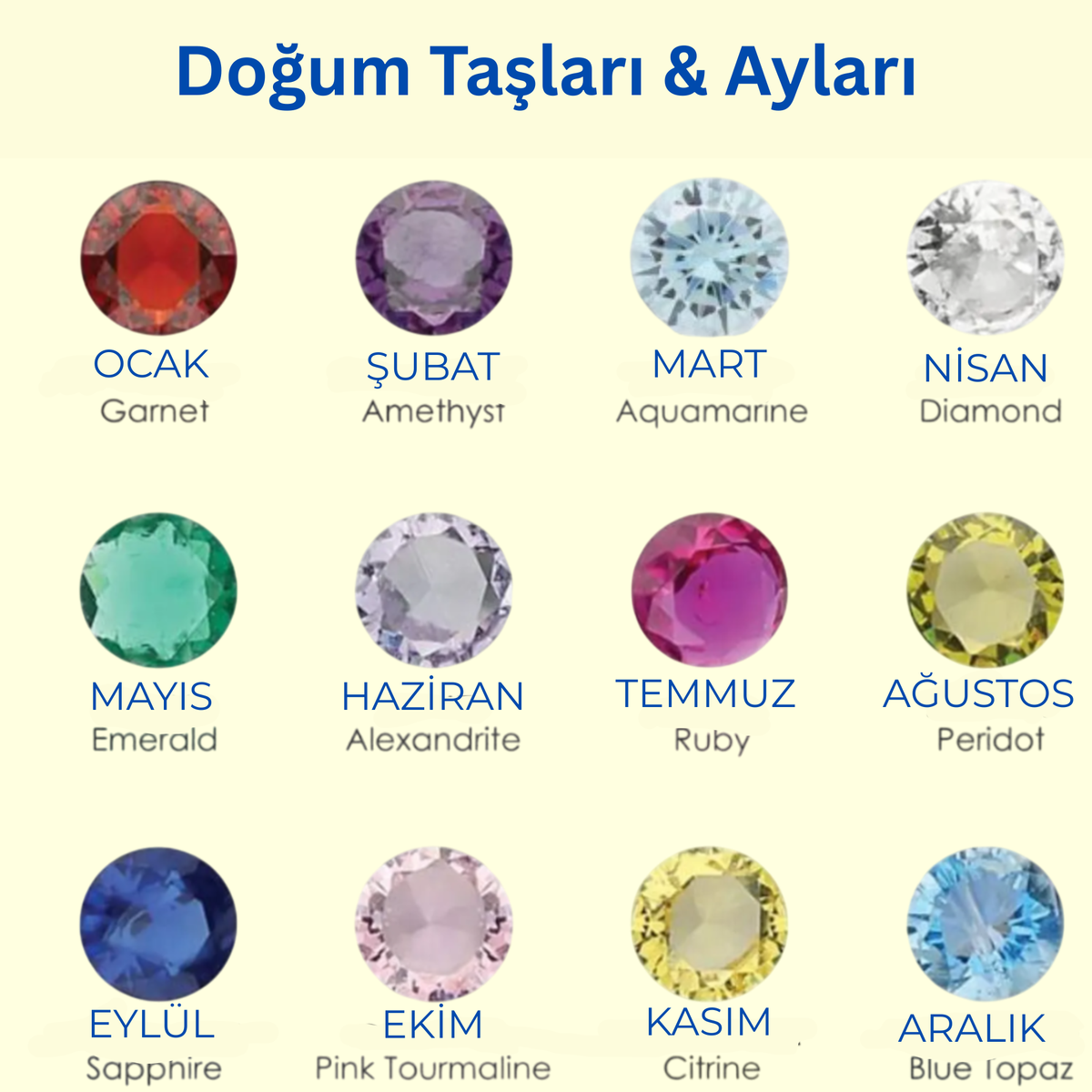 Kişiye Özel Doğum Taşlı Hayat Ağacı Gümüş Kolye