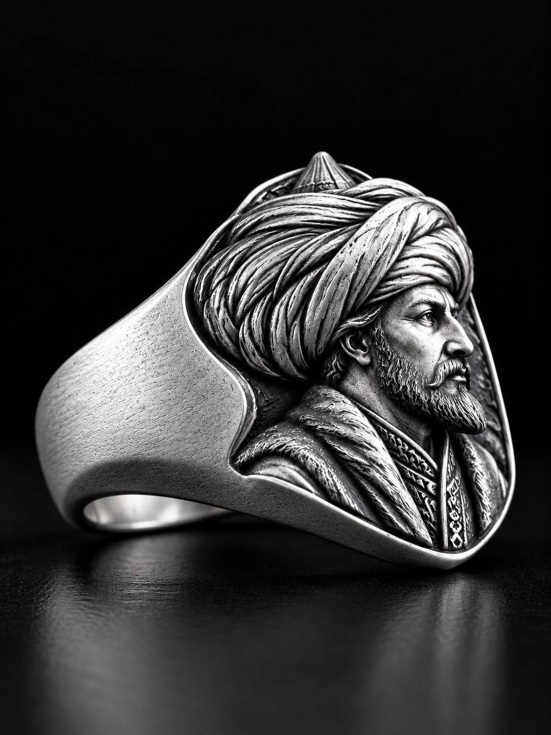 Fatih Sultan Mehmet Yüzüğü | Fetih Serisi Erkek Yüzük