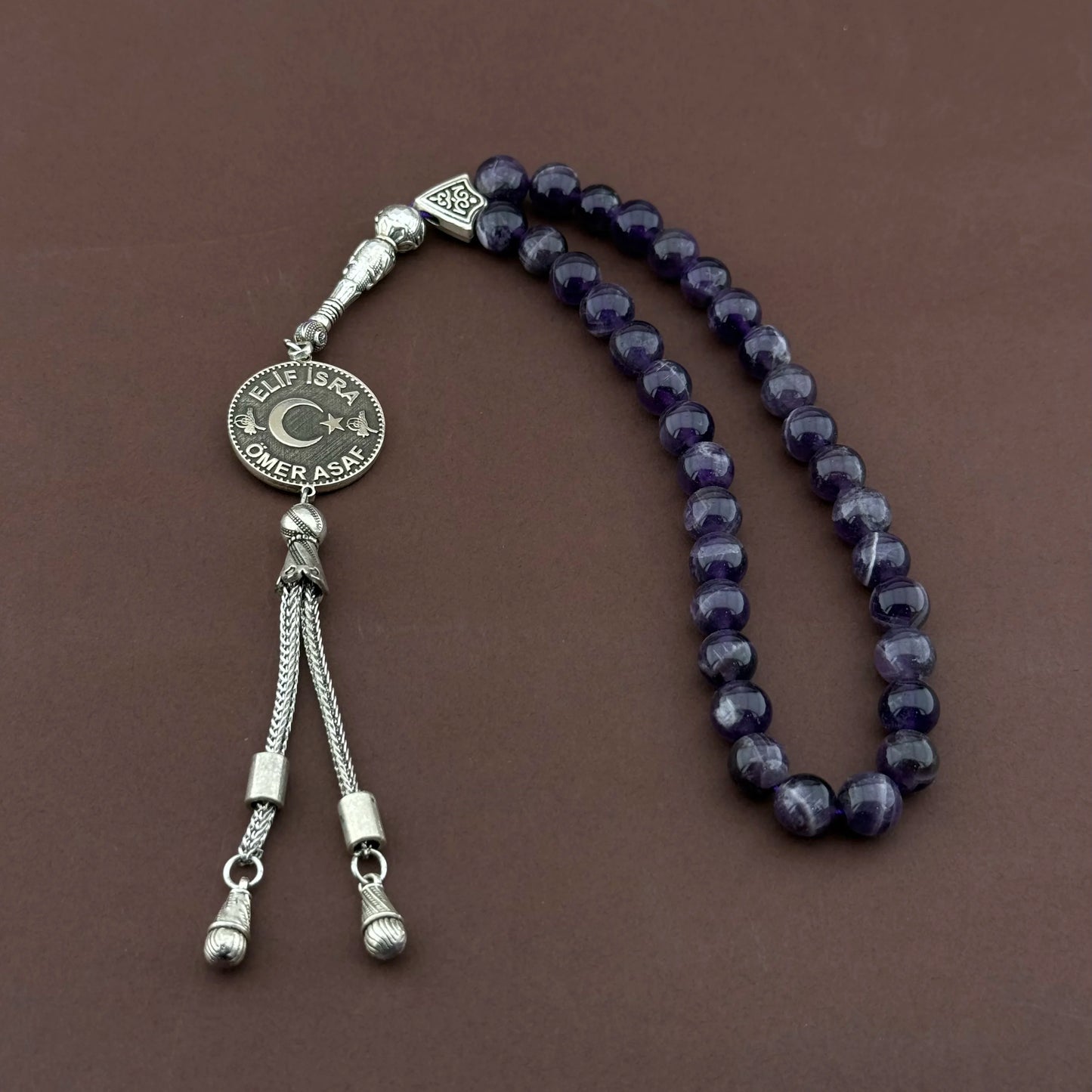 Kişiselleştirilebilir Amatist Tesbih