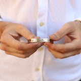 Kişiye Özel Gümüş Plakalı El Yapımı Bakır Bileklik