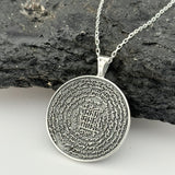 Celcelûtiyye Dualı Gümüş Madalyon – Manevi Koruma Sembolü