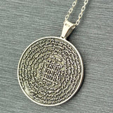 Celcelûtiyye Dualı Gümüş Madalyon – Manevi Koruma Sembolü