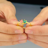 Damla Taş Doğum Yüzüğü | Anne Çocuk Hediye | Eşlere Özel Anlamlı Takı