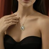 Desenli Anı Fotoğraf Kolye