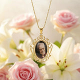 Desenli Anı Fotoğraf Kolye