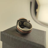 Edep Yahu Bakır ve Onyx Yüzük