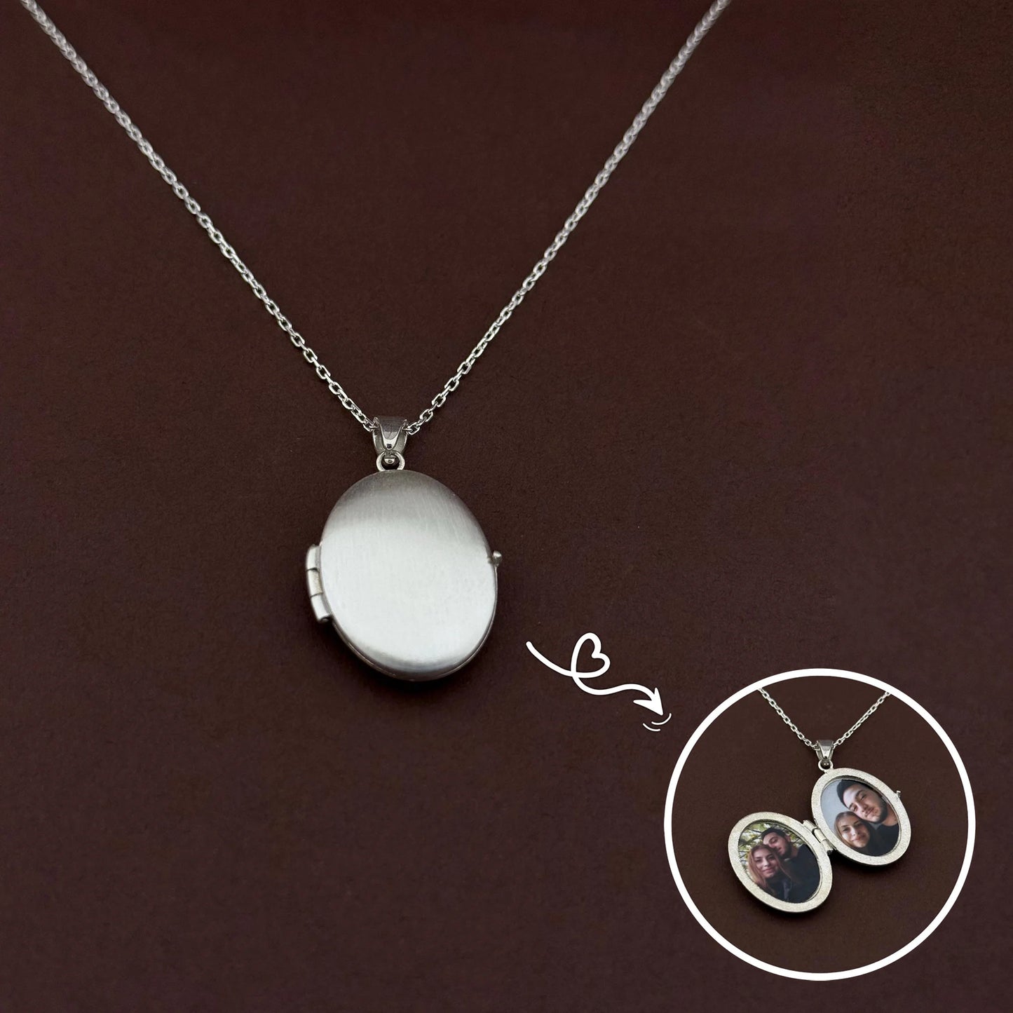 Kişiye Özel Hatıra Kolyesi – Foto Kolye