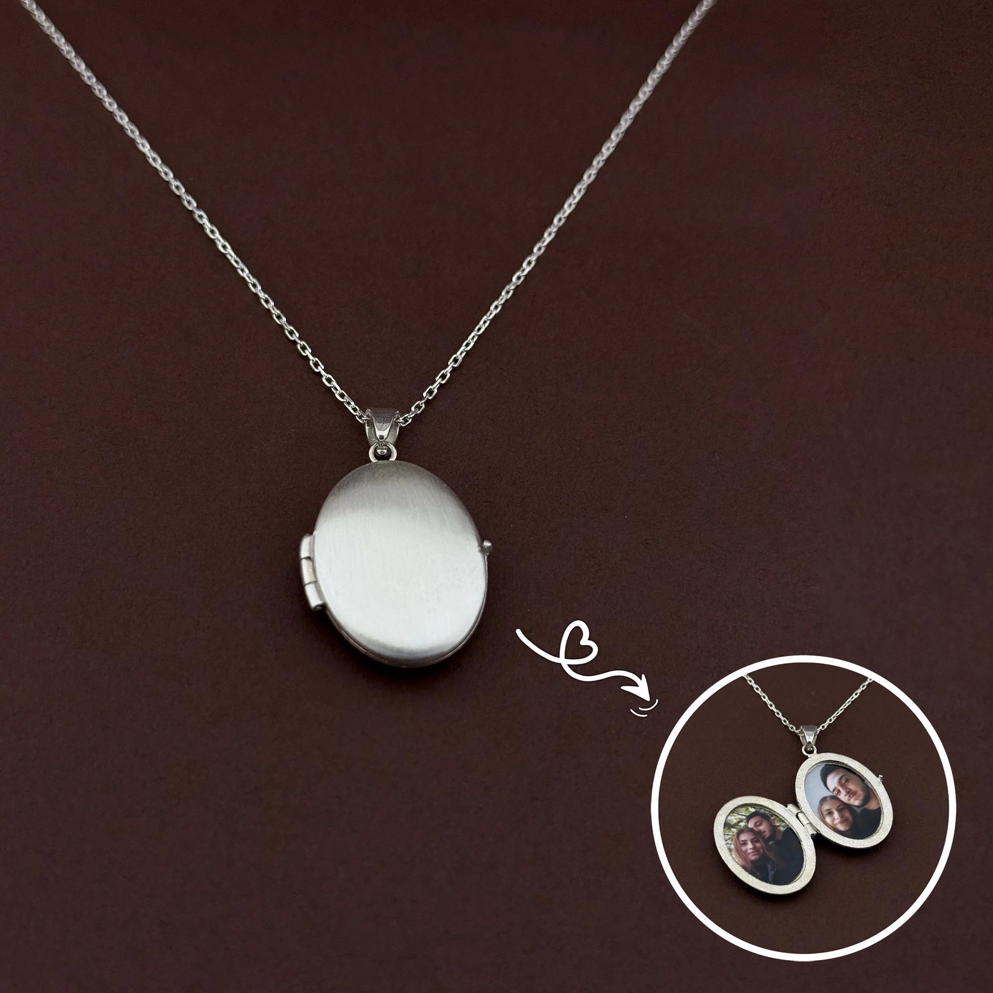 Kişiye Özel Hatıra Kolyesi – Foto Kolye