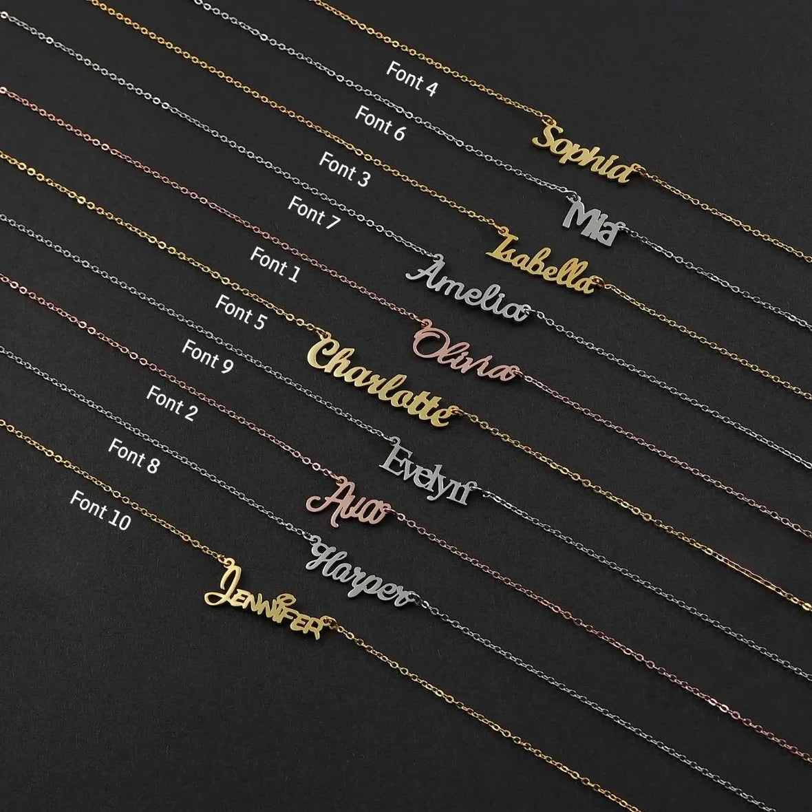 İsim Kolye – Kişiselleştirilebilir Takı