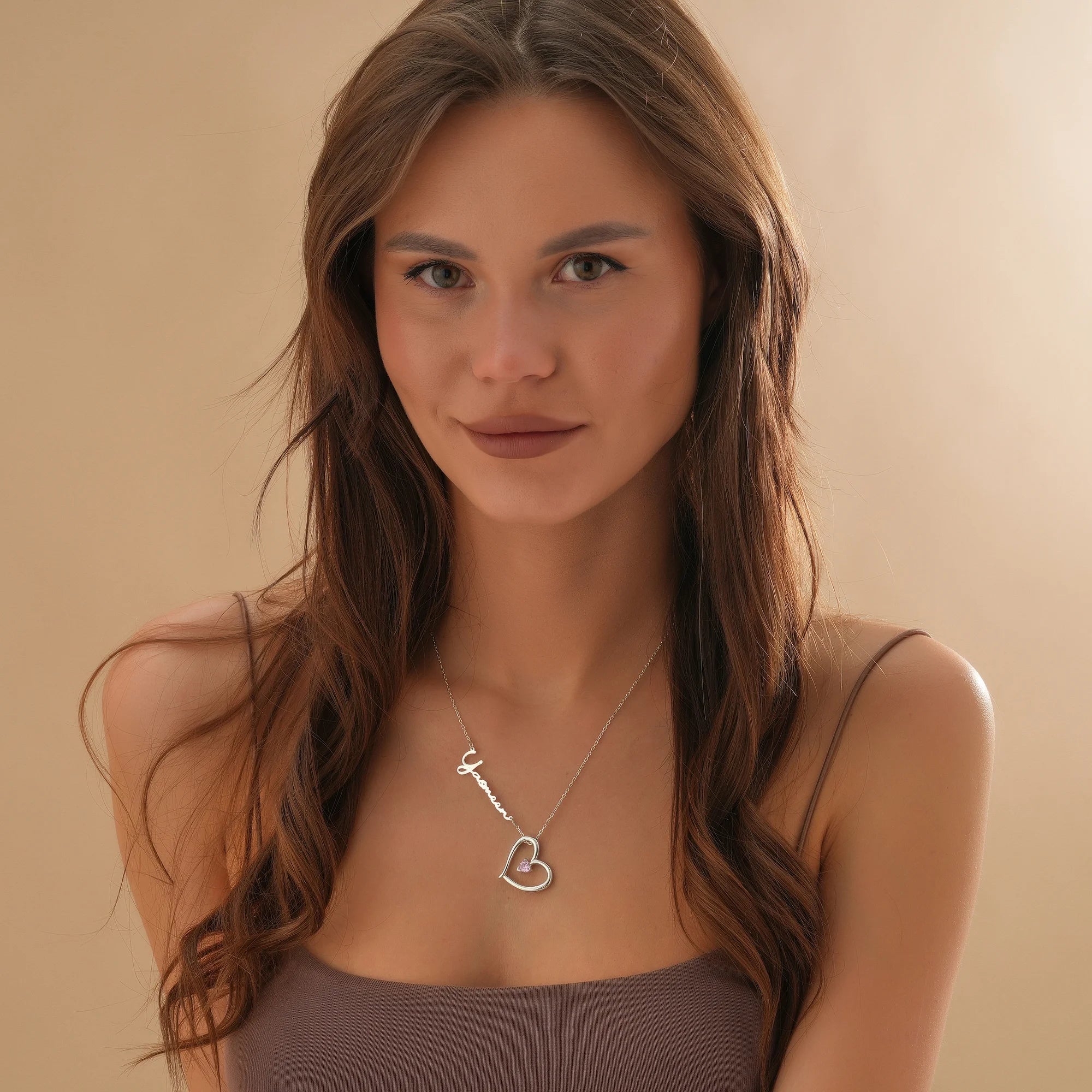 Kalpli Özel İsim Kolye