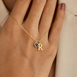 Kalpli İsim Baş Harfli Kolye – Sevginizi Zarafetle İfade Edin