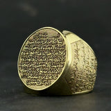 Metal ayetelkürsi yüzük