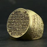 Metal ayetelkürsi yüzük