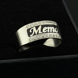 İsimli mineli yüzük web