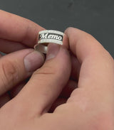 İsimli mineli yüzük web