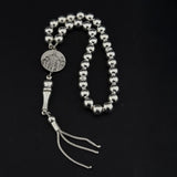 Kişiye Özel Fotoğraflı Gümüş Tesbih