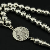 Kişiye Özel Fotoğraflı Gümüş Tesbih