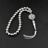 Kişiye Özel Fotoğraflı Gümüş Tesbih