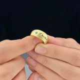 Taşlı Alyans Bayan Yüzük